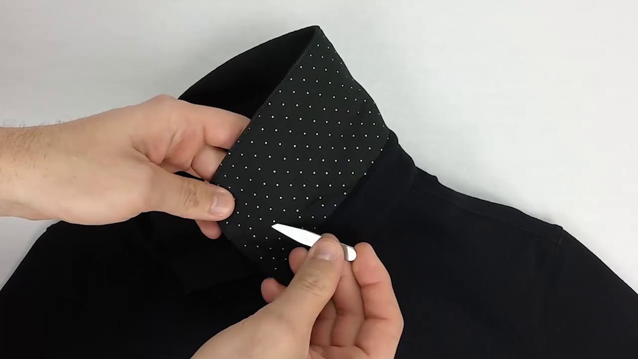 How do the collar stay inserts work on the Collar Stay Polo?