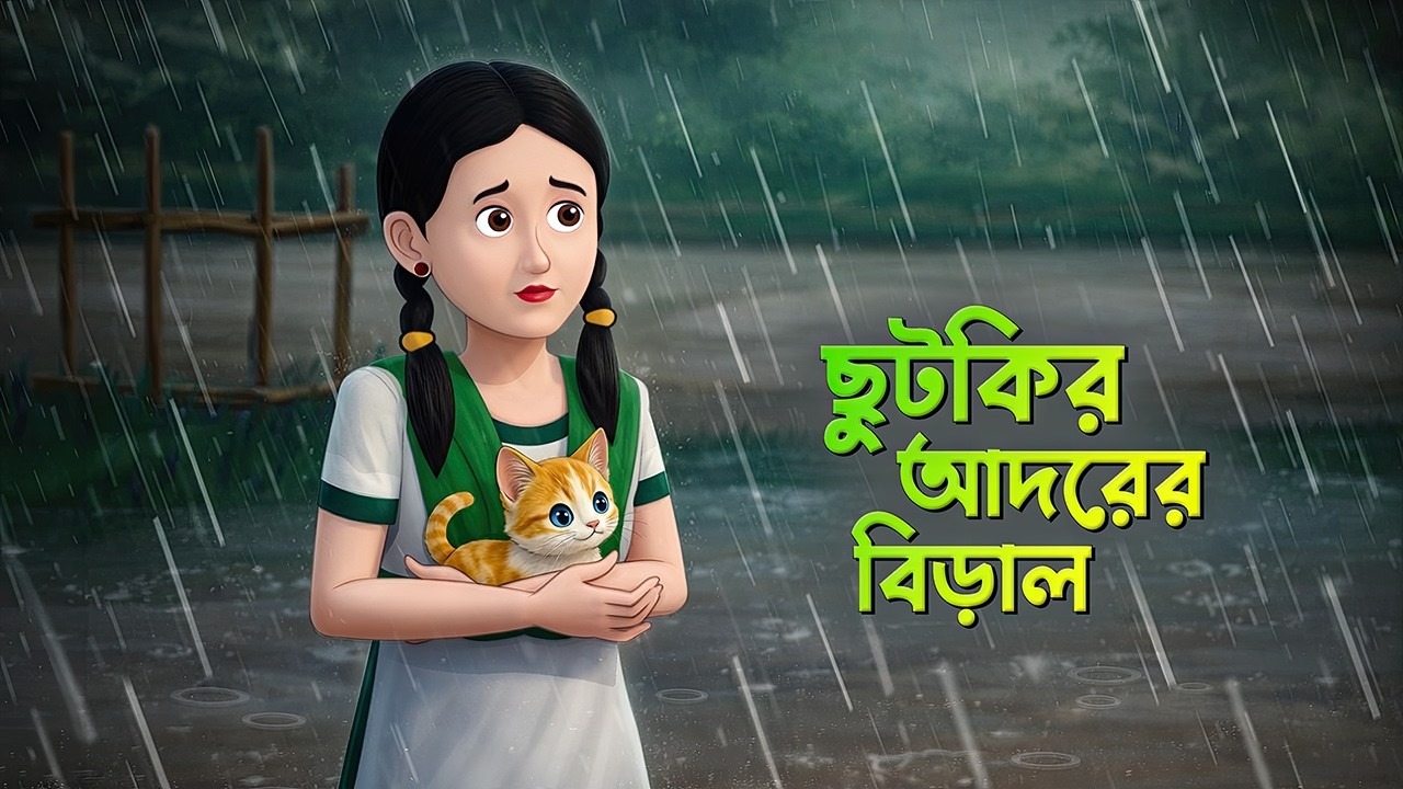 ছুটকির আদরের বিড়াল | Bangla Village Ghost Story | Bengali Fairy Tales Cartoon | Story Bird