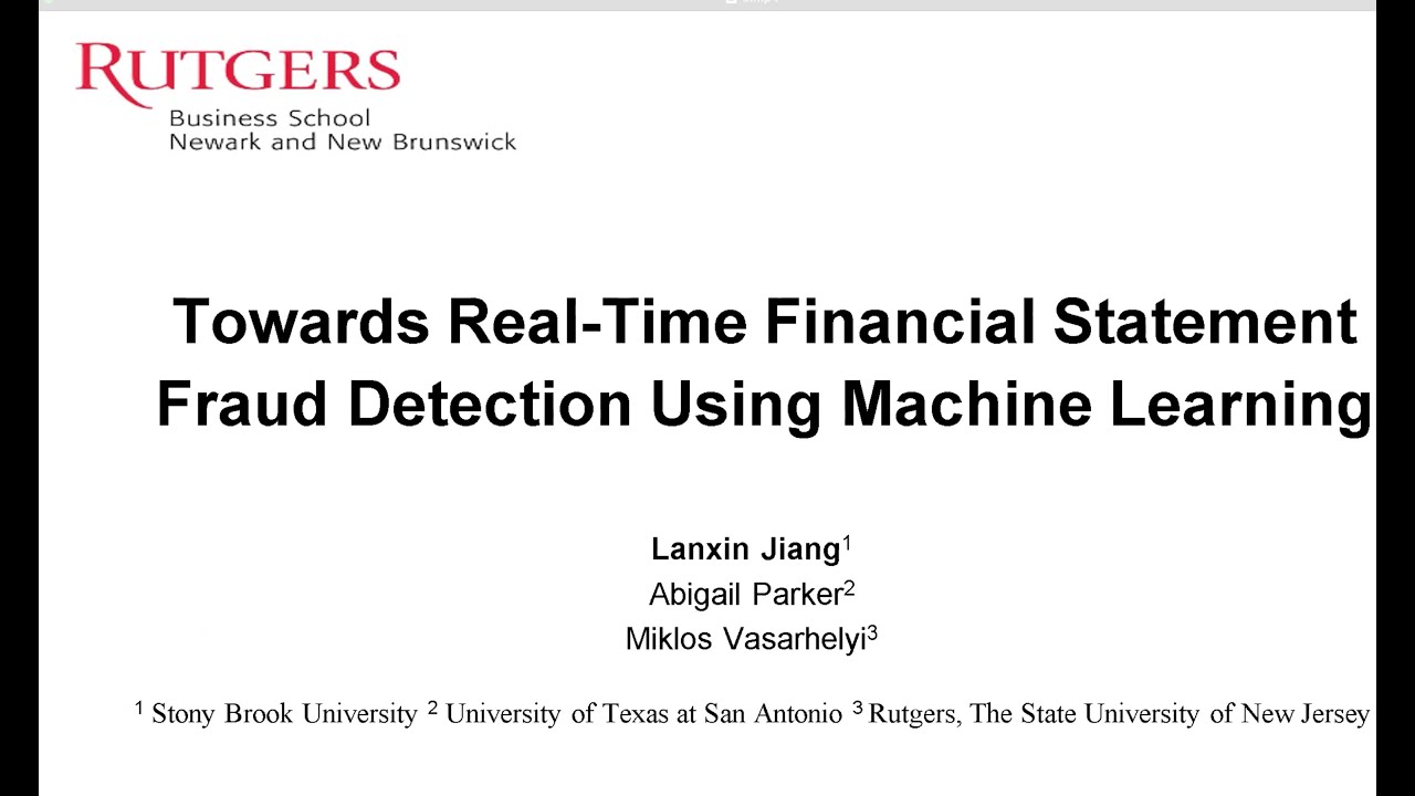 Towards Real-Time Financial Statement Fraud Detection Using Machine Learning