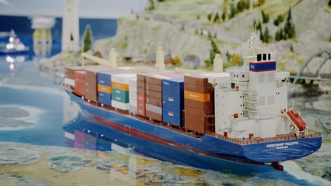 Digitale Auslaufparade im Miniaturwunderland Hamburg