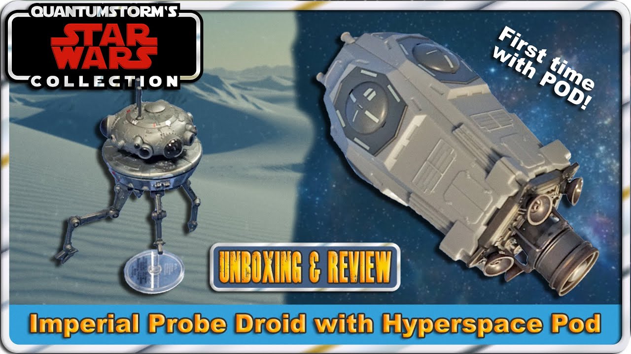 Imperial Probe Droid & Hyperspace Pod – Review & Unboxing | Disney Droid Factory Star Wars | 2025