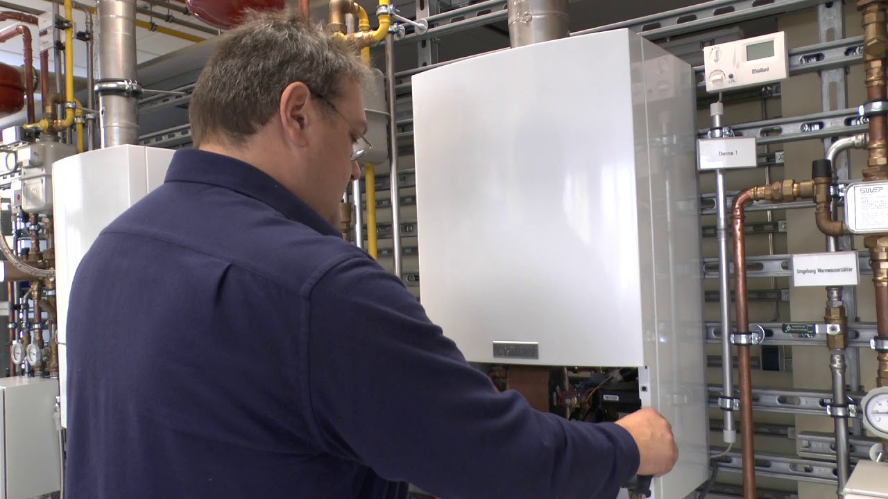 Bauteile - Inbetriebnahme - Einstellungen an der Gas-Therme VCW 204 /3 E Vaillant mit Testo 330 -510