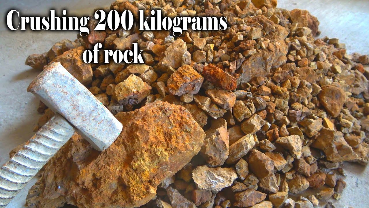 Extraction Gold from Rock (Technology and Process)