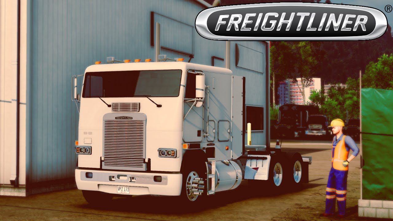 Classic Tanker Freightliner Cabover in Colombia - CAT 3406E - Colombia Real Map - ATS