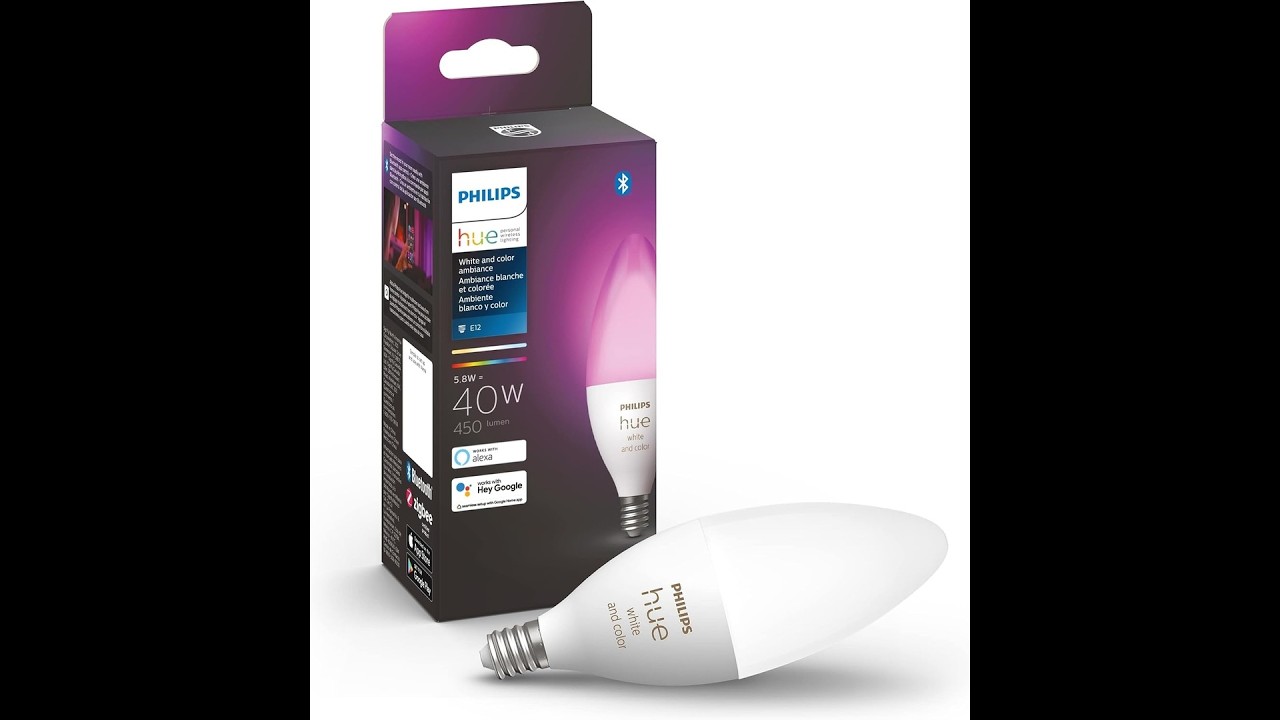 Philips Hue Smart Candle Bulb Review Color Changing E12 LED Tested