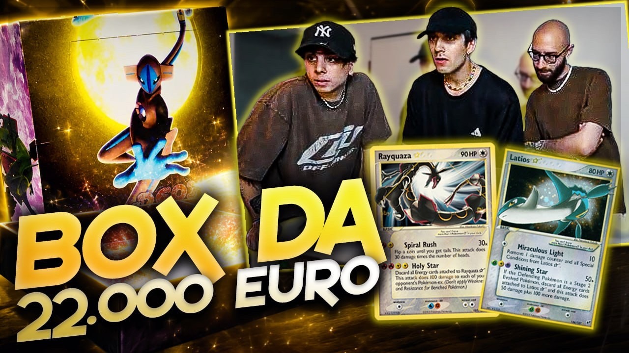 APRO UN BOX POKEMON EX DEOXYS da 22.000&euro;! [BOX BREAK]