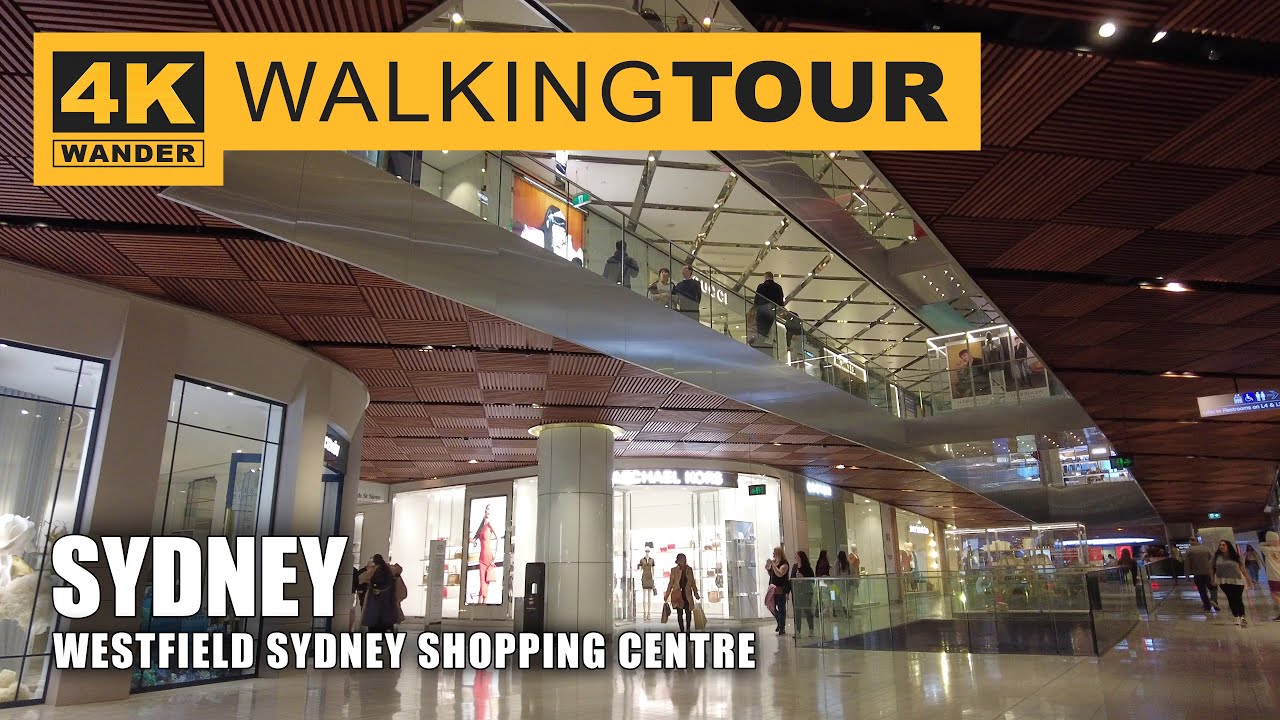 Westfield Sydney Shopping Centre Walking Tour in Sydney, Australia (4K 60fps)