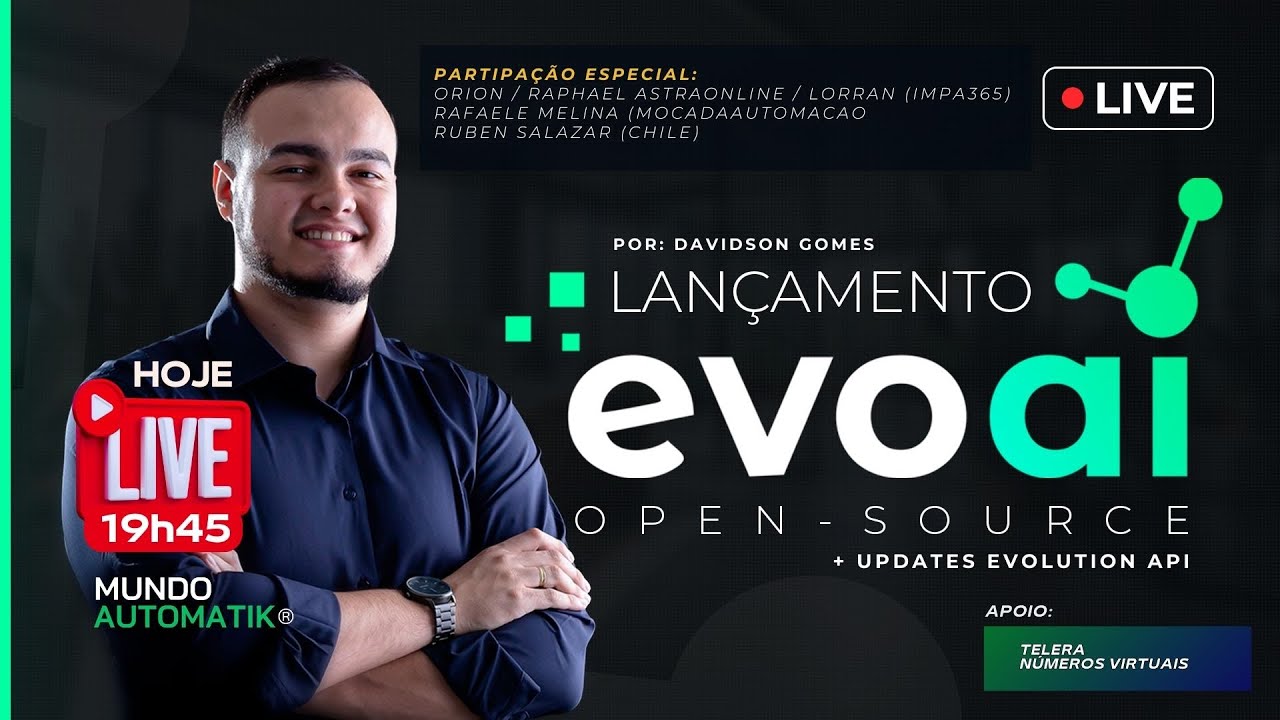 💥 (Lançamento) - Construa Seu Próprio Agente de IA com EvoAPI (OpenSource)