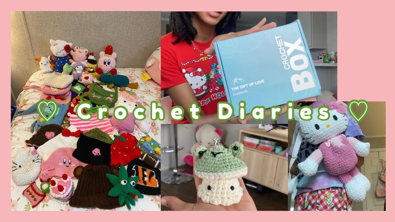 ♡︎ Crochet Diaries ♡︎ | Crochet box , My new crochet hooks , (Almost) Everything I crocheted in 2023