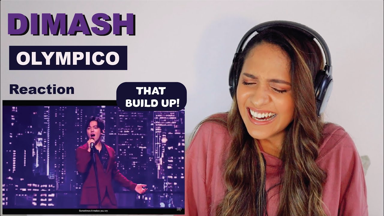 DIMASH - Olympico 2021 | REACTION!!