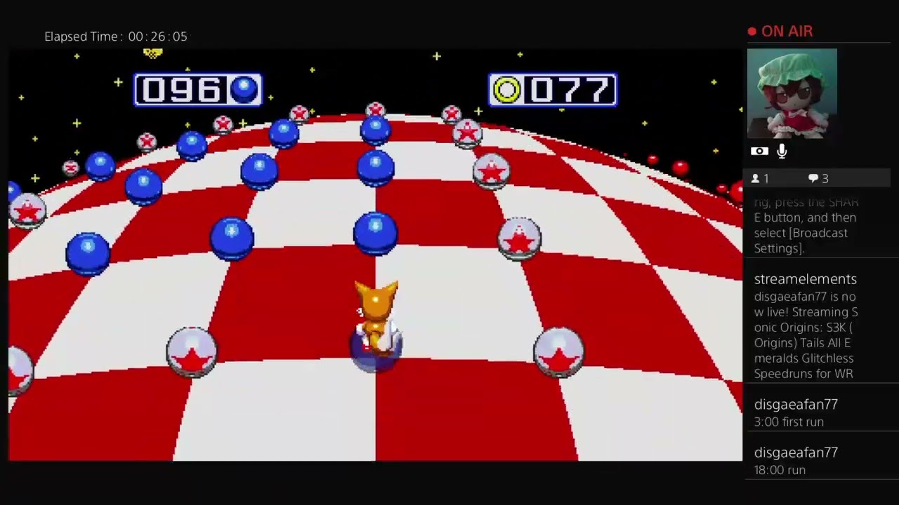 Sonic Origins S3K Tails All Emeralds Glitchless Speedrun in 1:09:40
