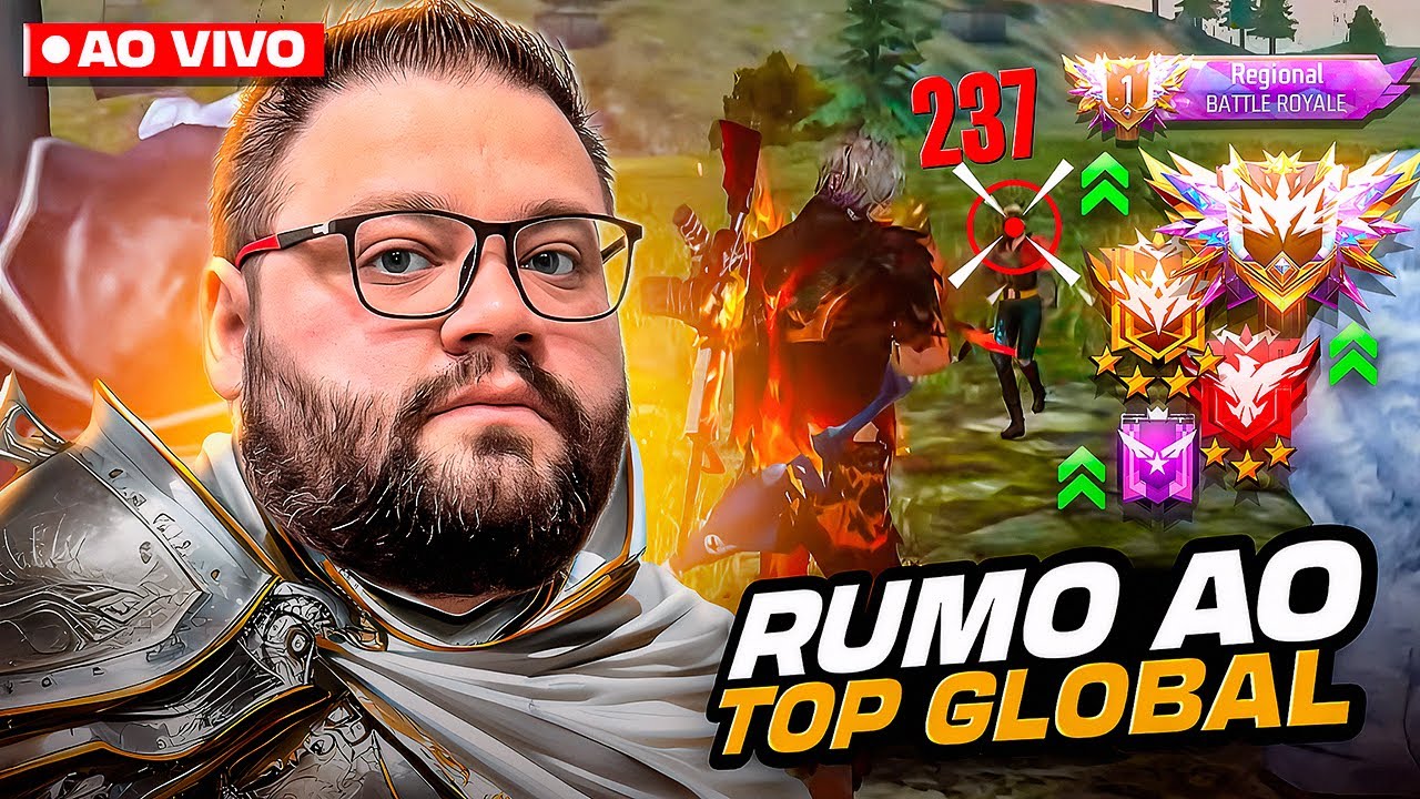 FREE FIRE - LIVE ON 🔥 JUJUTSU KAISEN CHEGOU + MARTELANDO OS BUTECO ! 👻 MARCINHOW AO VIVO 👻