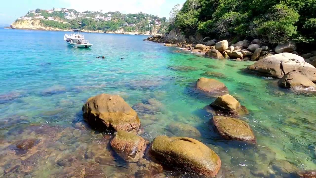 OJO DE AGUA Y MIRADORES DE LA ISLA ROQUETA, ACAPULCO.