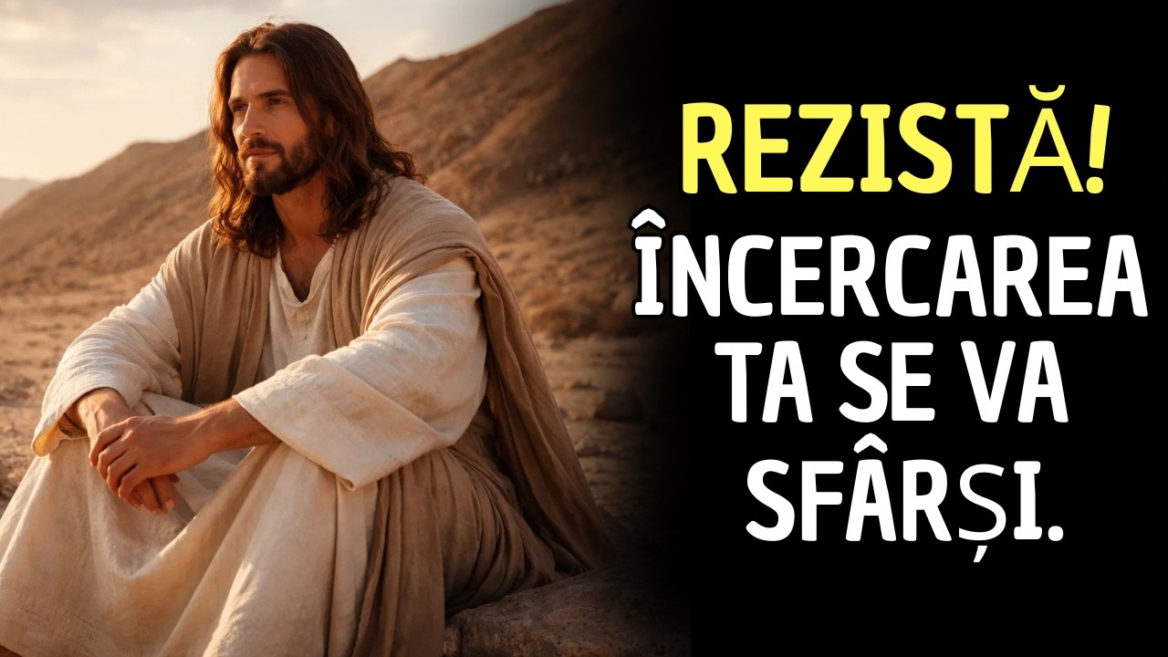 DUMNEZEU ÎȚI SPUNE: ASTĂZI VEI ÎNȚELEGE DE CE EȘTI PUS LA ÎNCERCARE.