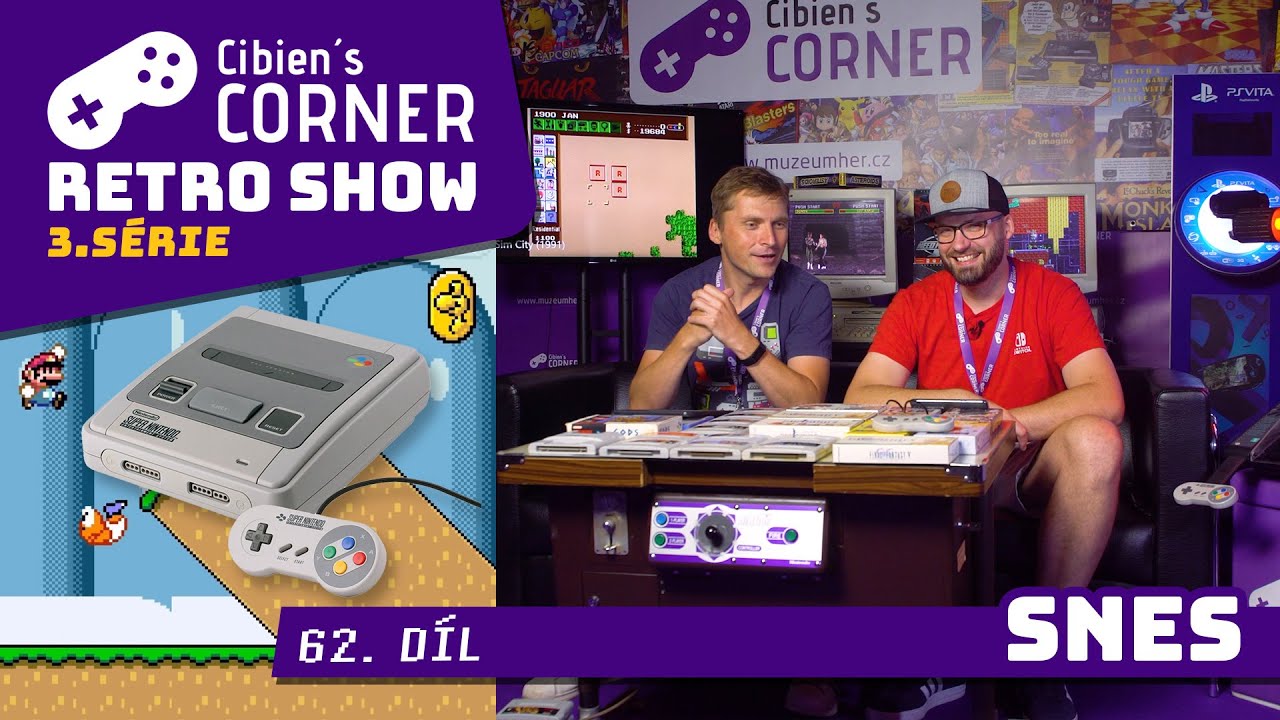 CIBIENS CORNER // 3. série #62 SNES – Muzeum Her