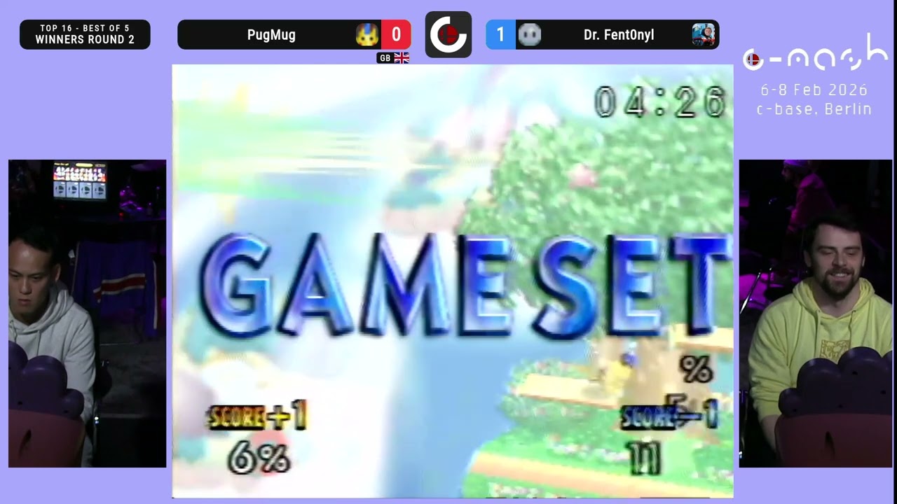 c-mash 2026 Winners Quarters | PugMug (Pikachu) vs Dr. Fent0nyl (Kirby) | Super Smash Bros. (N64)