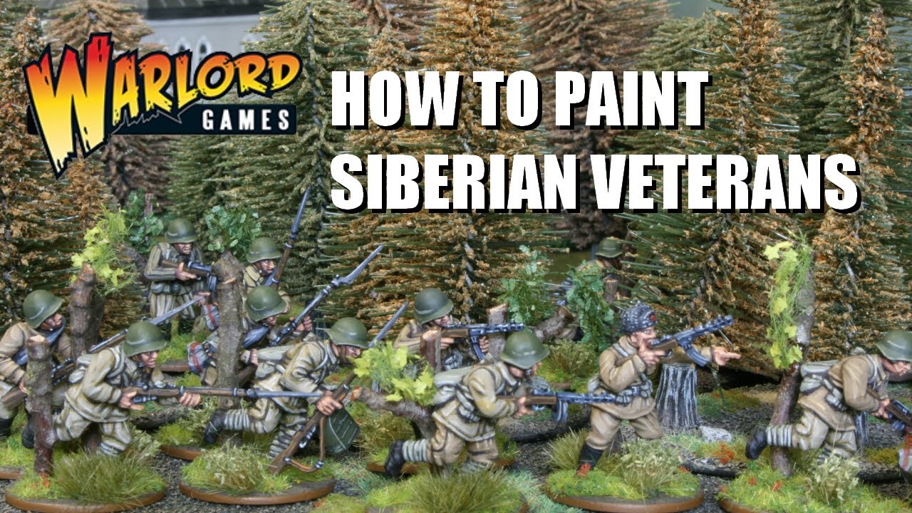How to Paint Soviet Siberian Veterans for Bolt Action