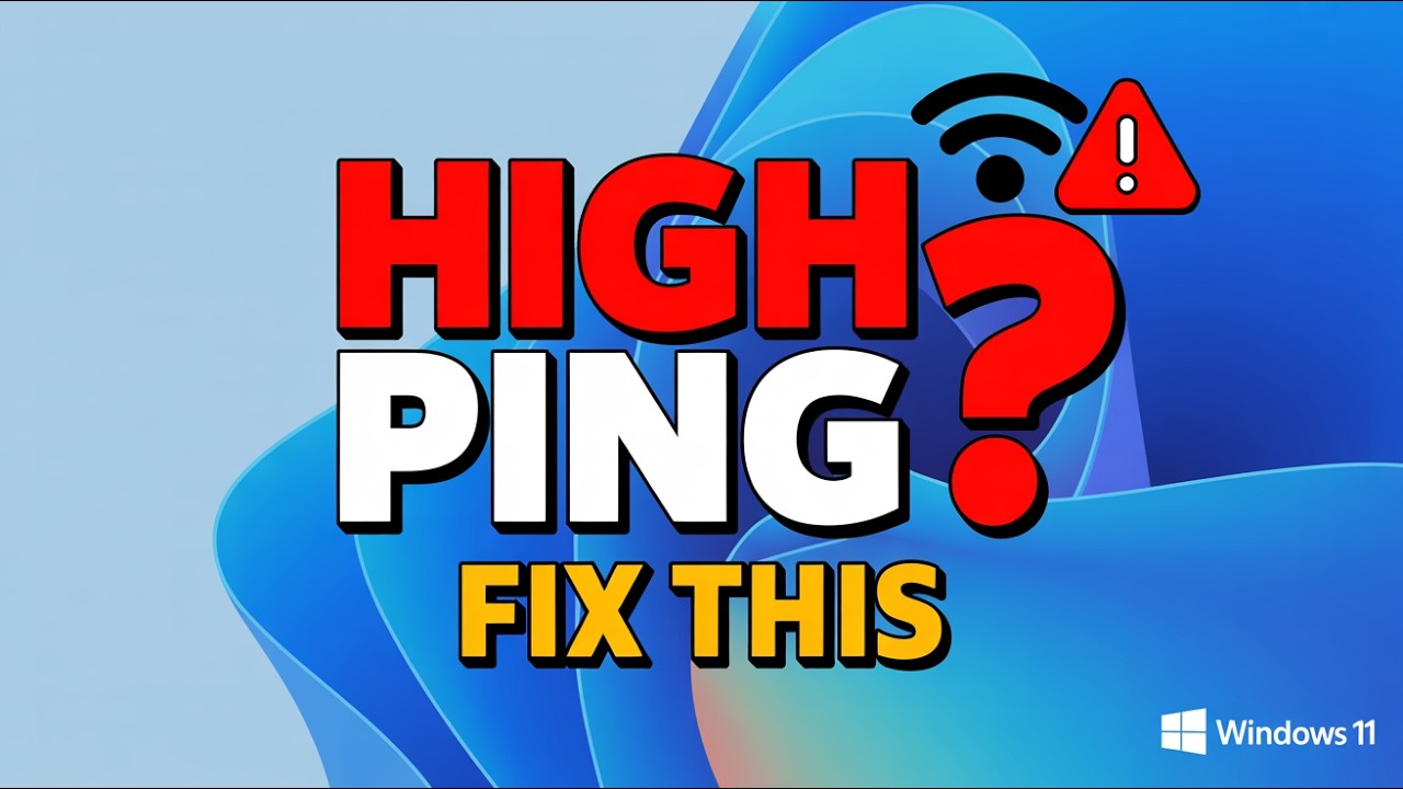 Fix High Ping & Lag Spikes on Windows 11/10 (Step-by-Step) – 2026