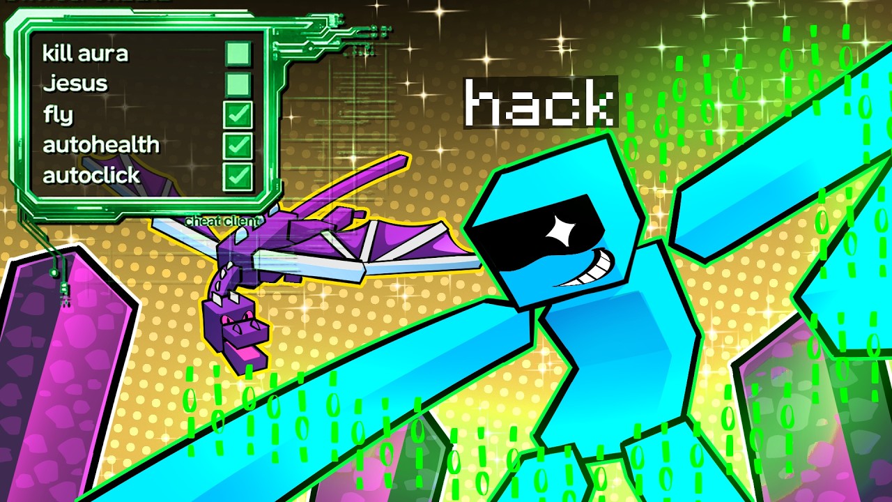 Problems Crew Beating Minecraft With Hacks! 👾