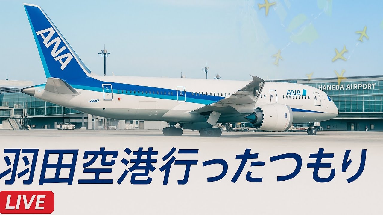 羽田空港(HND,RJTT)上空から航空機を追跡！Tracking Aircraft from Above Haneda Airport (HND, RJTT)!