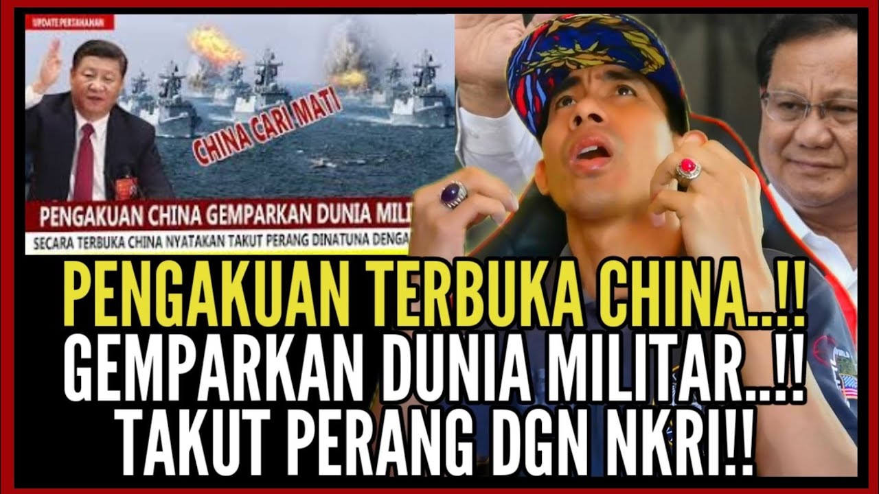 TERBARU !! SELAIN SERANGAN JET TEMPUR SU-35, CHINA NYATAKAN TAKUT PERANG DI NATUNA DENGAN INDONESIA