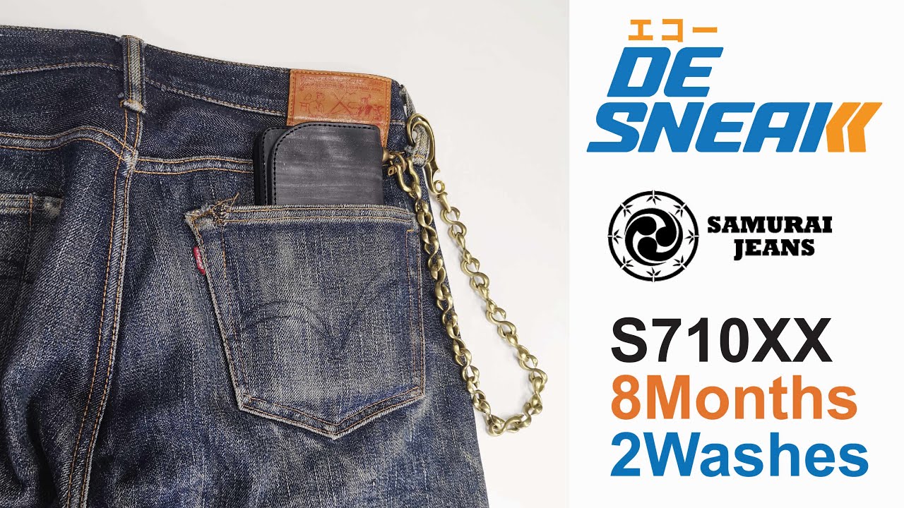 Review Samurai S710XX 8 Months 2 Washes (Eng Sub) : Eakko De Sneak (Denim & Sneakers)