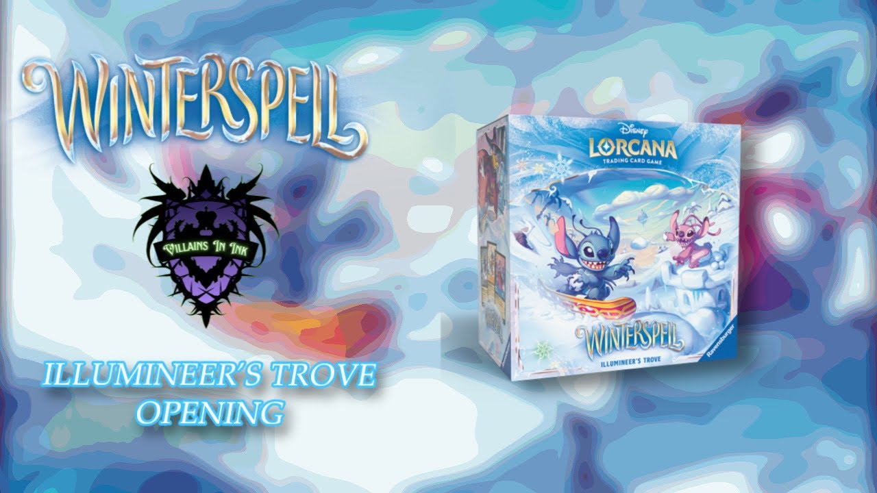 Disney Lorcana Winterspell ILLUMINEER’S TROVE box opening