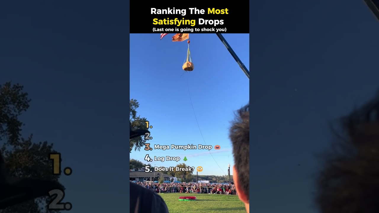 Ranking The Most Satisfying Drops Ever