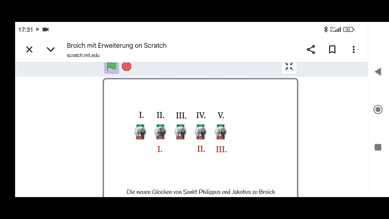 Das abendläuten um 18 Uhr. (Simulation und Tonaufnahme).