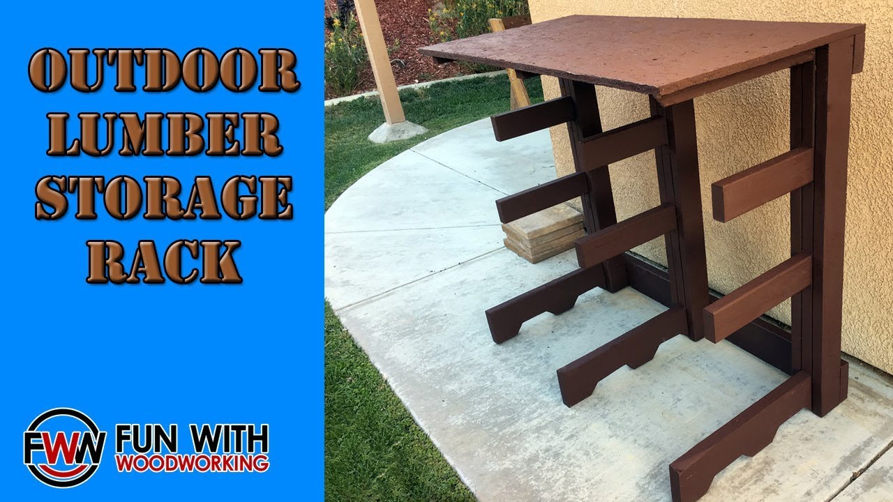 How to build a Lumber Storage Rack