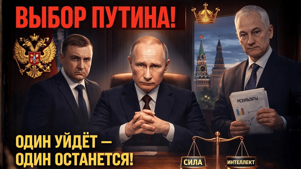ПУТИН УХОДИТ! Дюмин vs Белоусов - битва за ПРЕСТОЛ началась! Два преемника, один трон!