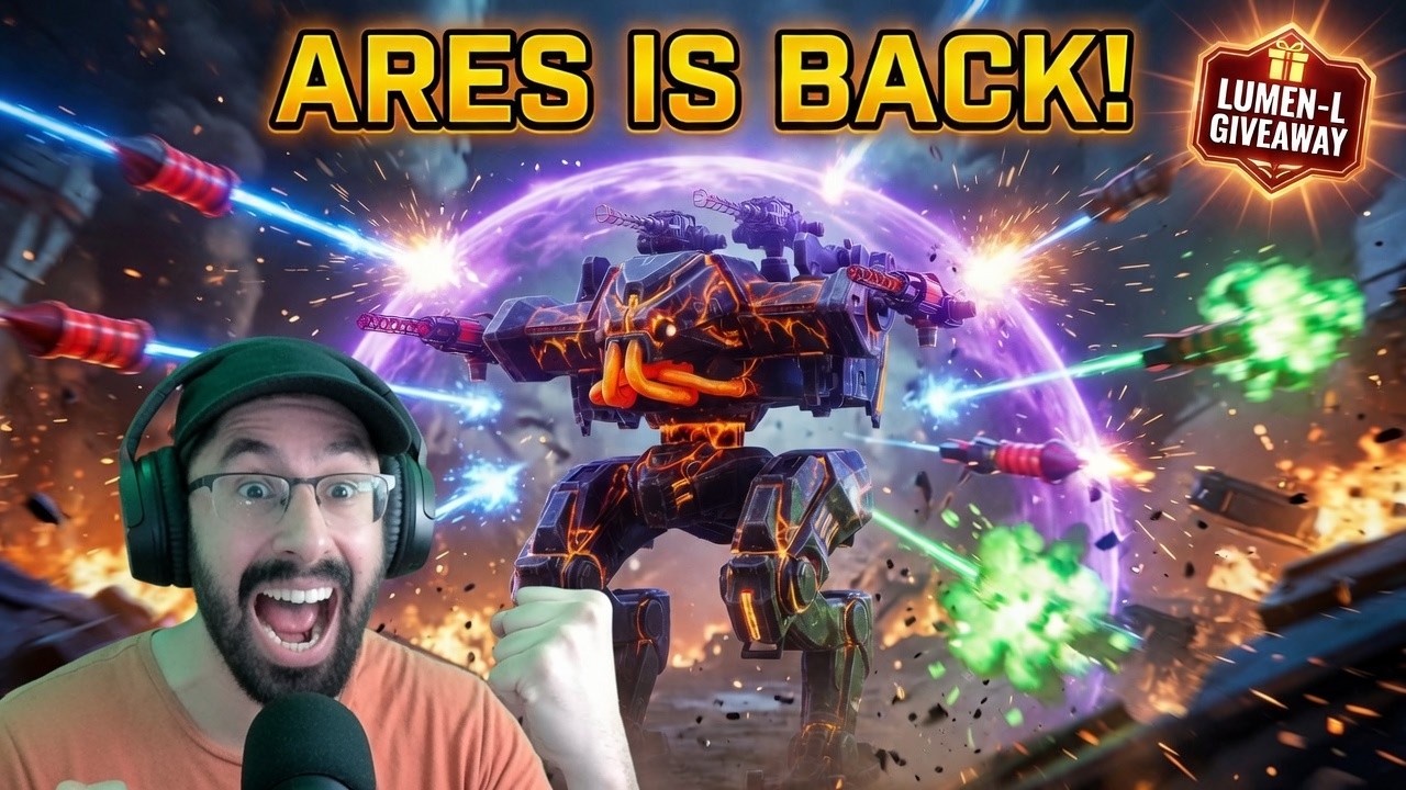 Ares возвращается! Крушим мету + Розыгрыш Lumen-L | War Robots WR #WRWinLumenL