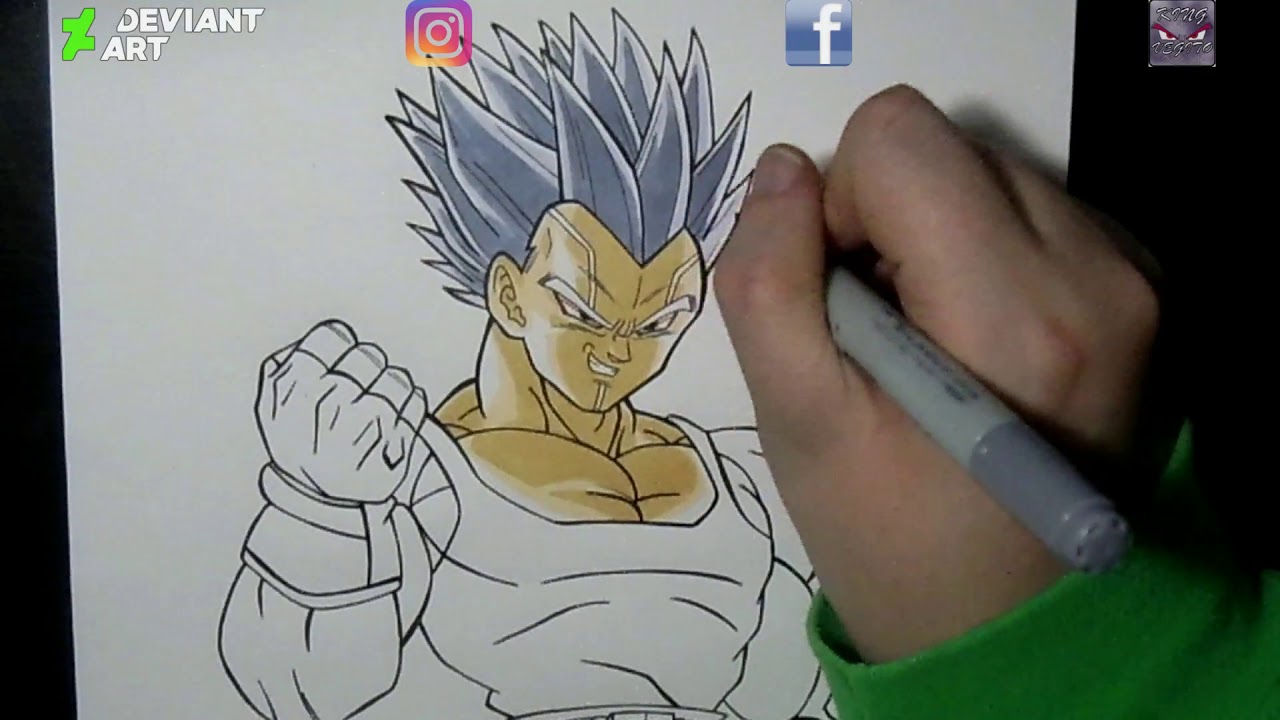 Drawing Baby Vegeta Dragon Ball GT