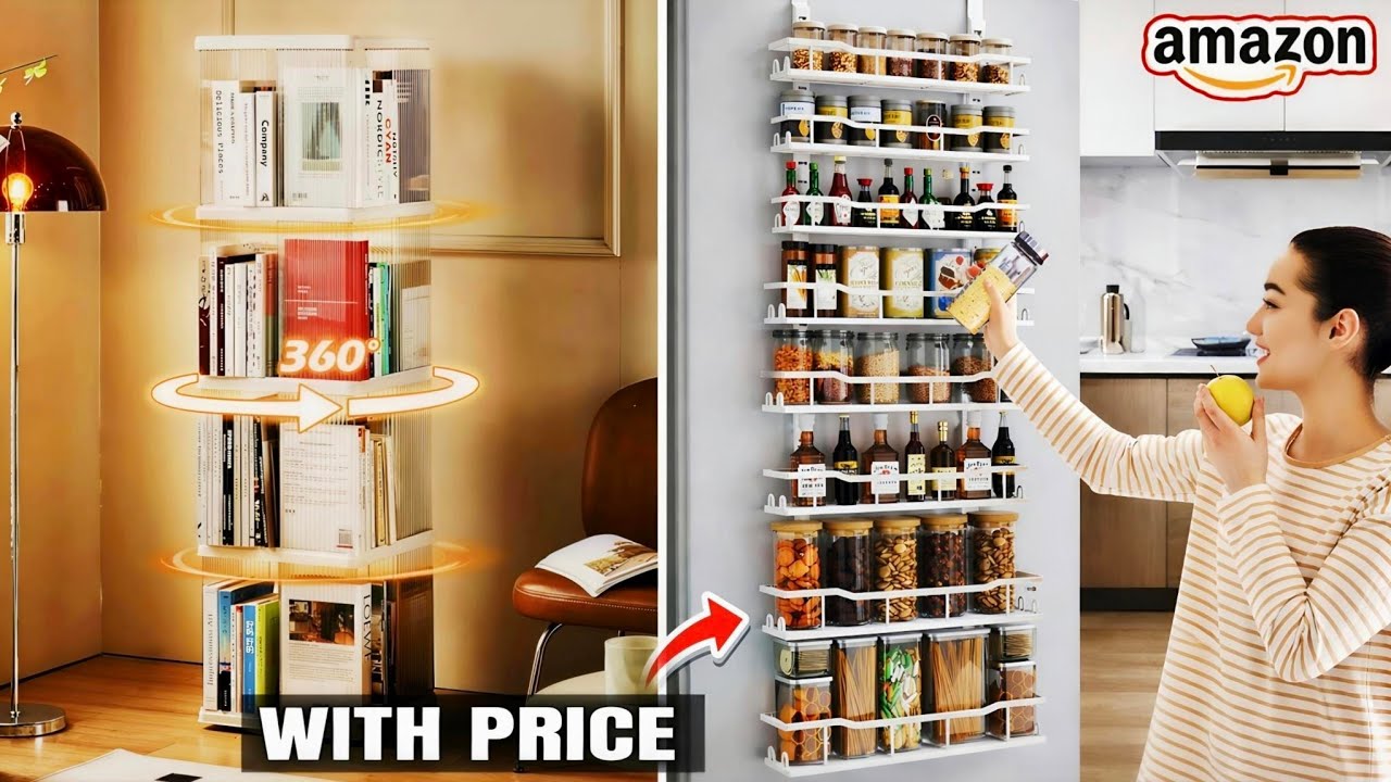 20 NEW Amazon Must Haves For Tiny Apartments | Space Saving Furniture & Organizers [With Prices]