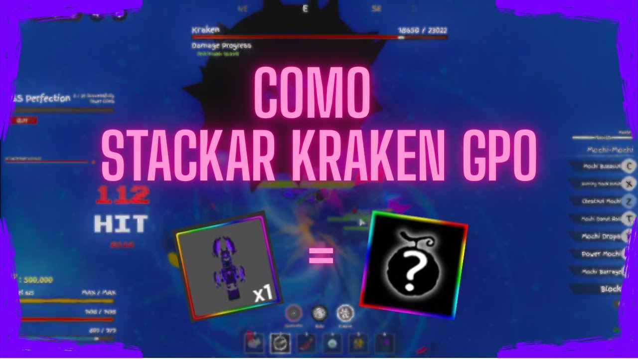 [GPO] COMO STACKAR KRAKEN E FARMAR MUITA FRUTA