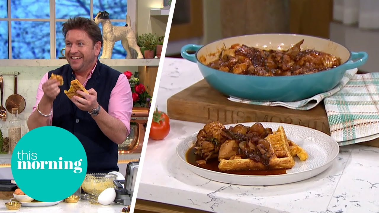 James Martin's Chicken Casserole & Savoury Waffles Leaves This Morning's Crew Salivating | TM