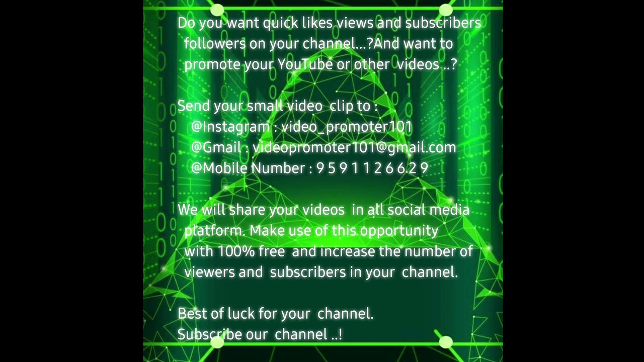 How to increase likes views subscribers#how to promote my channel#Share video at different location#