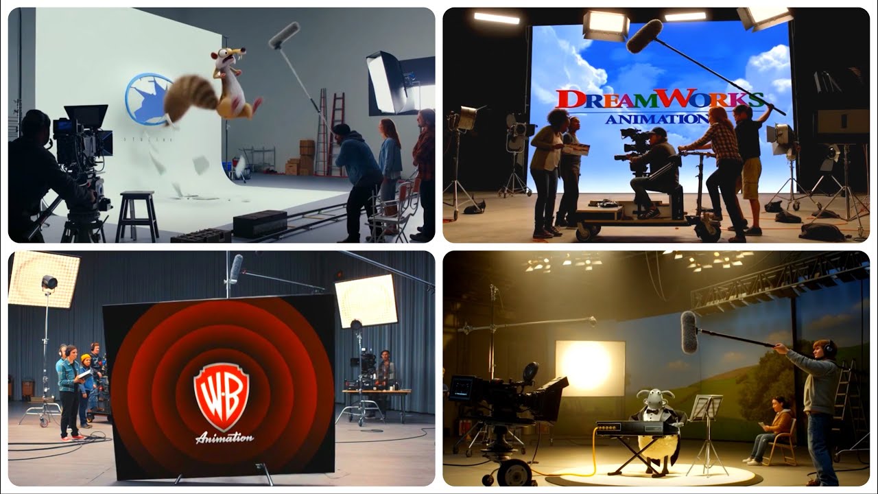 Behind the Scenes of Animation Studio Intros (Funny Moments)