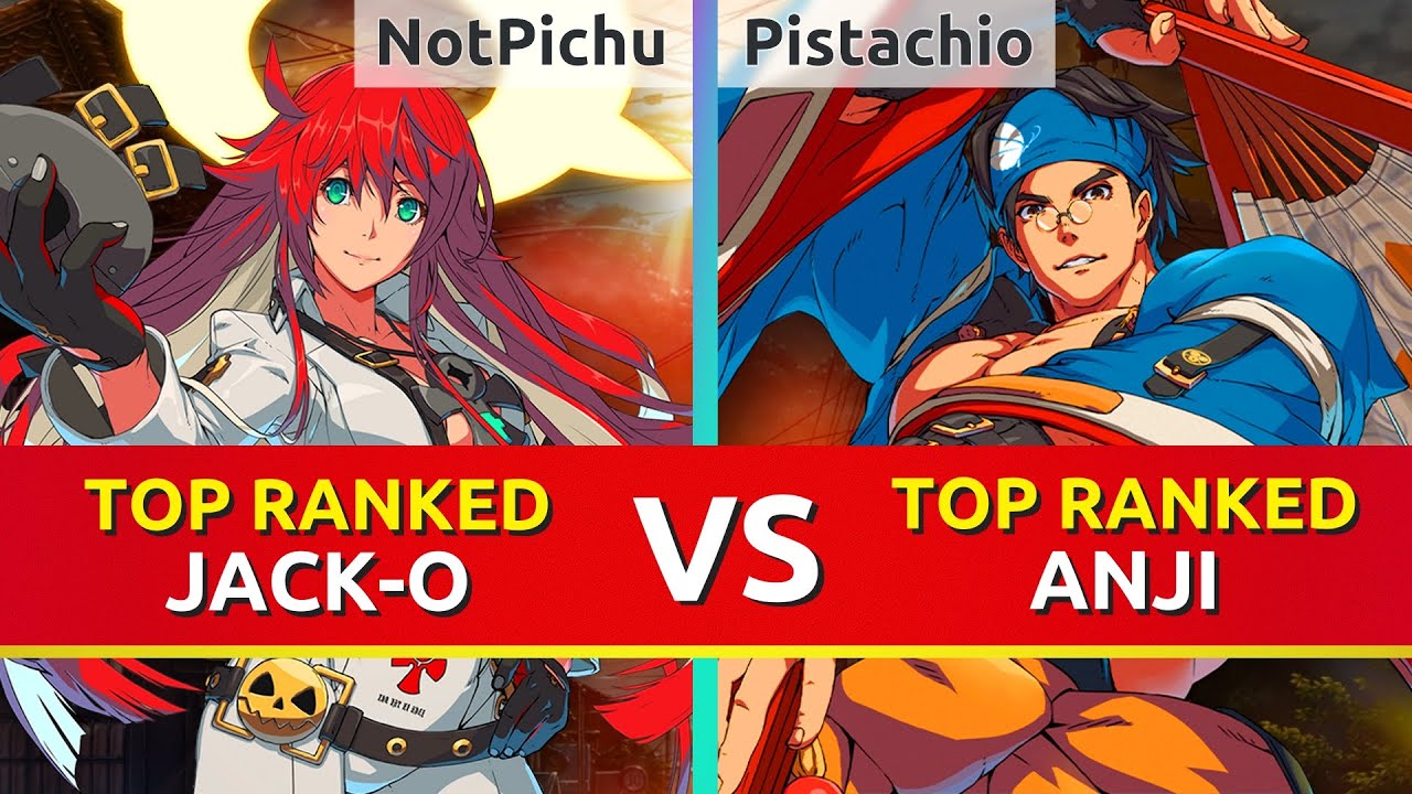 GGST ▰  NotPichu (TOP Ranked Jack-O) vs Pistachio (TOP Ranked Anji). Guilty Gear Strive