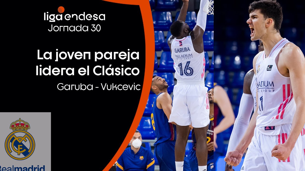 GARUBA - VUKCEVIC: la pareja interior del Real Madrid en el Clásico | Liga Endesa 2020-21
