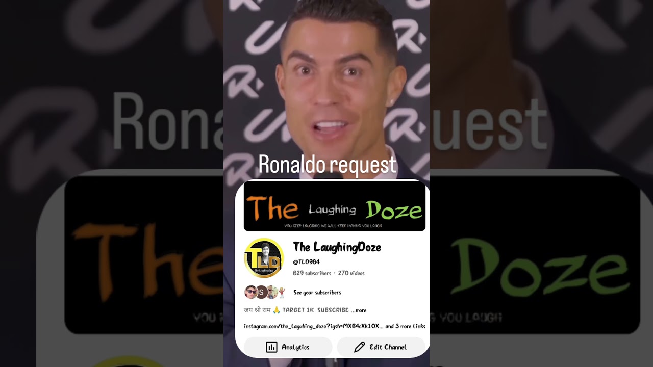 Ronaldo Request Please Subscribe Channel #viral #ronaldo #request #tld #tranding #shorts #reel