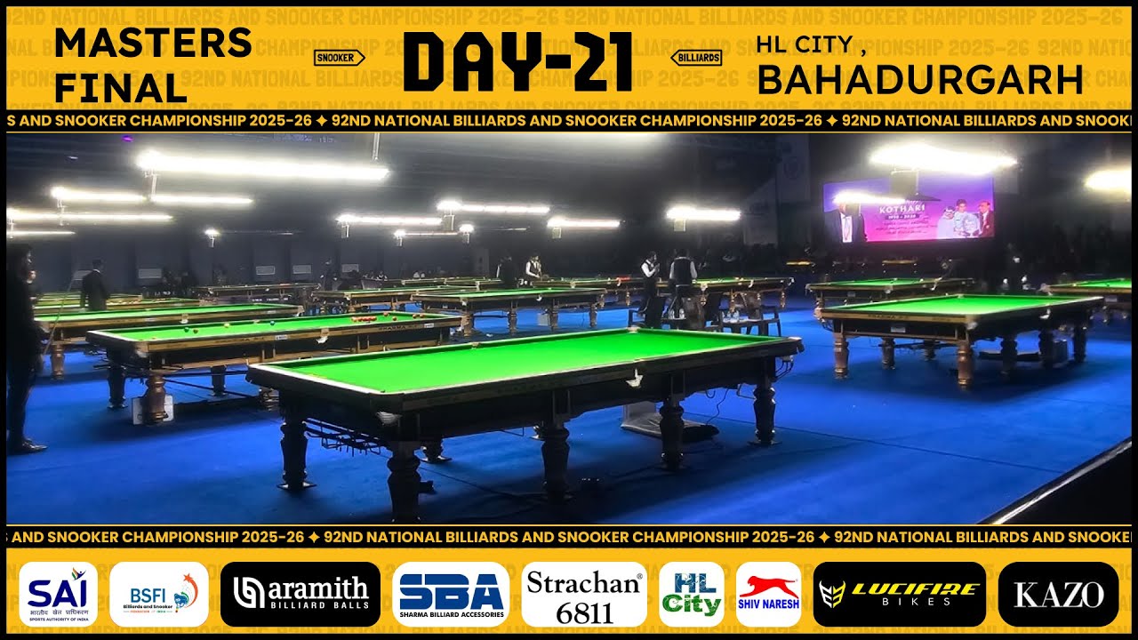 SUNDEEP GULATI VS RAJAT KHANEJA || FINAL || 92nd SBA National Billiards & Snooker Championship