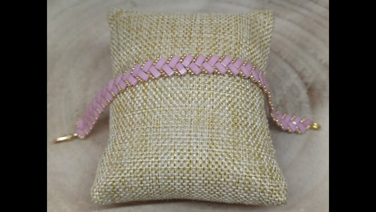 Tuto bracelet chevron perles miyuki half tila