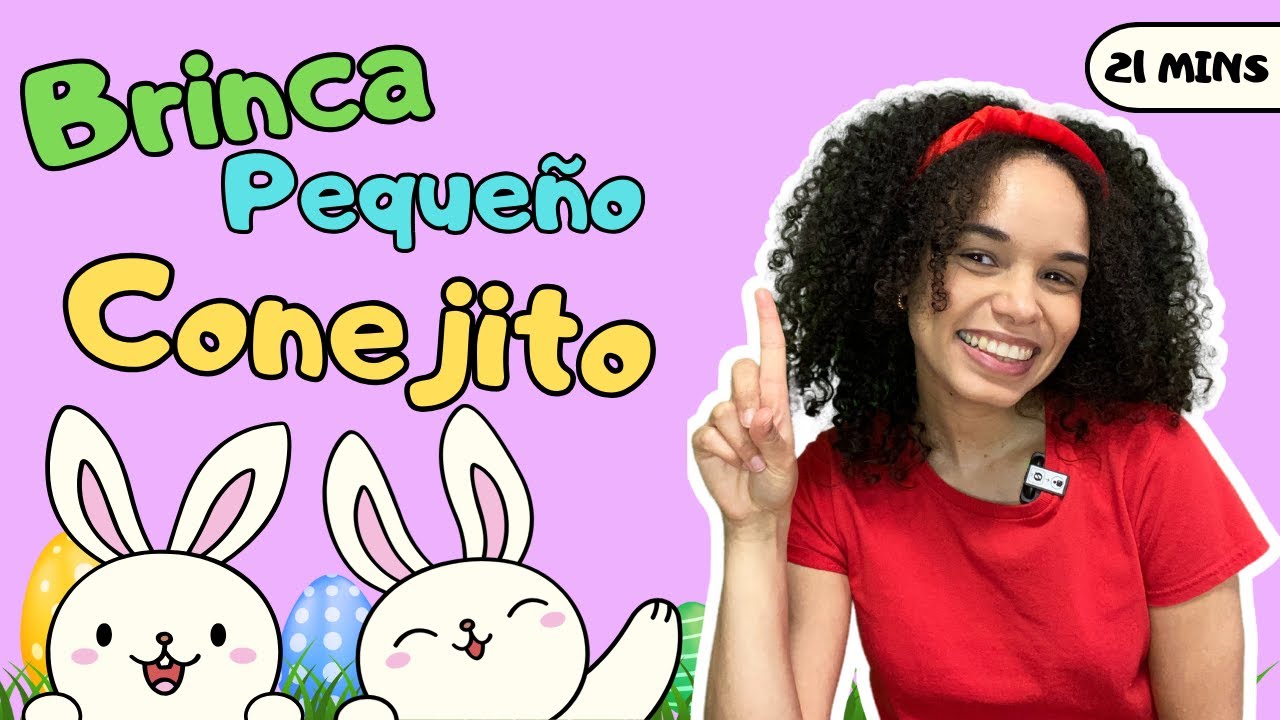 Hop Little Bunny In Spanish | Numbers | Colors | Español Para Bebé | Learning Spanish