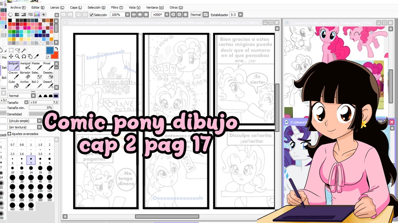 Comic pony dibujo cap 2 pag 17