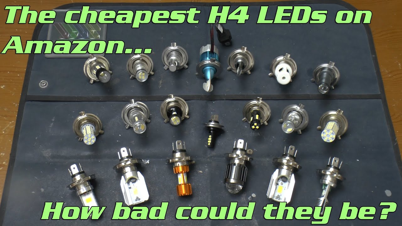 I bought the cheapest H4 LED headlights on Amazon