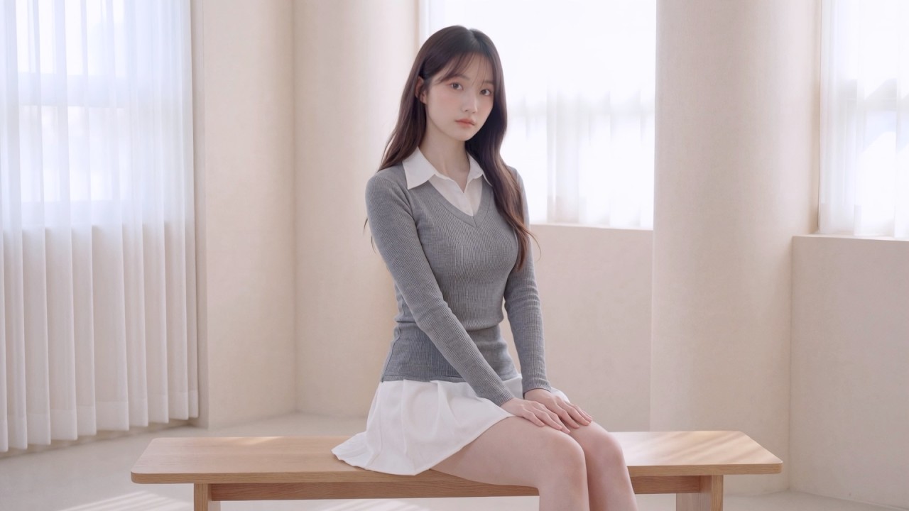 Layered Collar Shirt Dress Lookbook | Clean & Elegant Feminine Mood