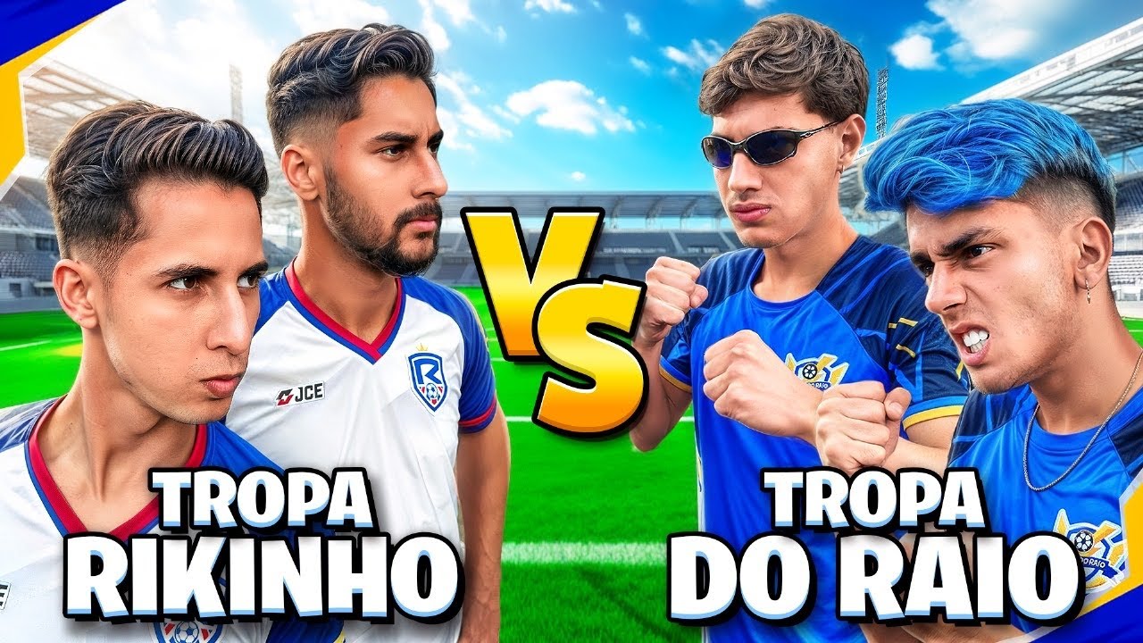 TROPA DO RAIO VS TROPA DO RIKINHO! *quem venceu?