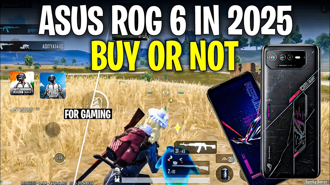 Asus Rog Phone 6 For PUBG/BGMI Gaming In 2025 | Worth It Or Not