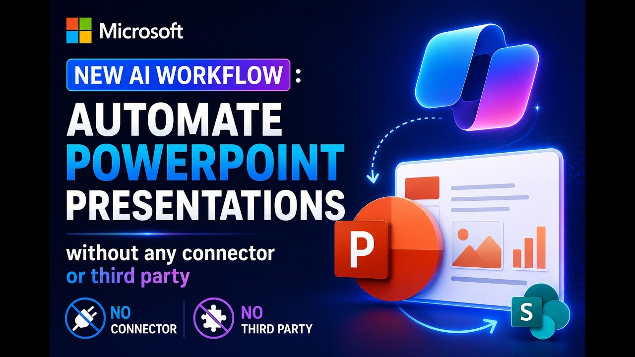 Новый ИИ-воркфлоу от Microsoft: автоматизация презентаций PowerPoint без коннекторов и сторонних ...